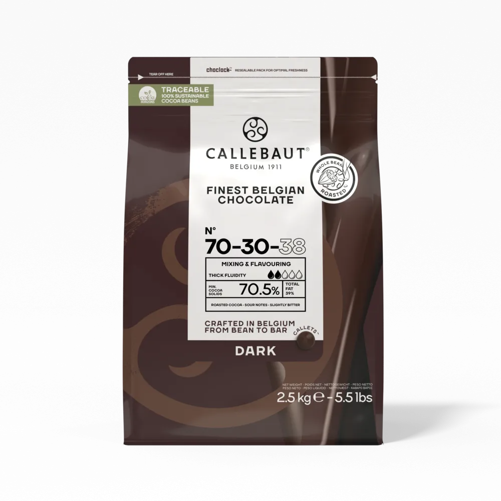 Czekolada ciemna 70,5% 2,5 kg - Callebaut
