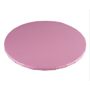 Podkład pod tort okrągły 25 cm - różowy