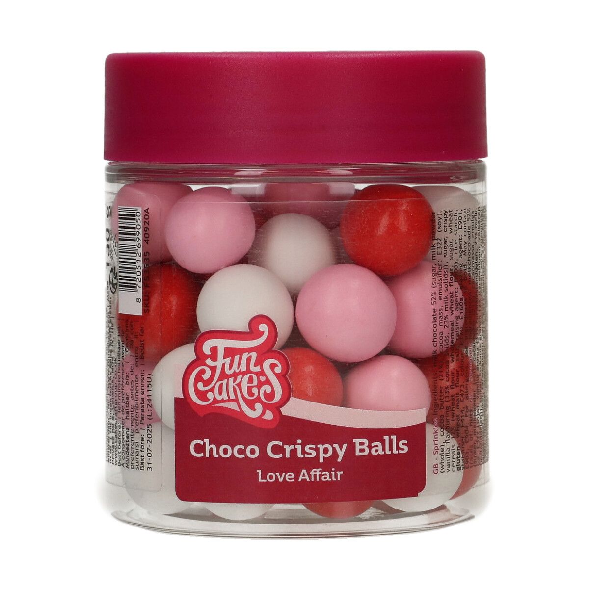 Choco Crispy Balls czekoladowe kule Romans 130 g, FunCakes
