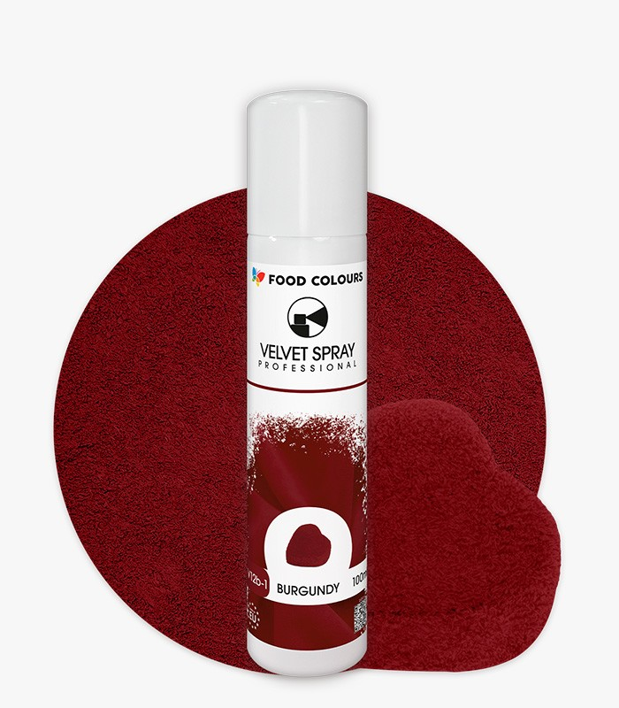 Zamsz w sprayu bordowy 100 ml - Food Colours