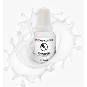 Barwnik spożywczy w żelu Power Gel 20 g biały Icy Breeze