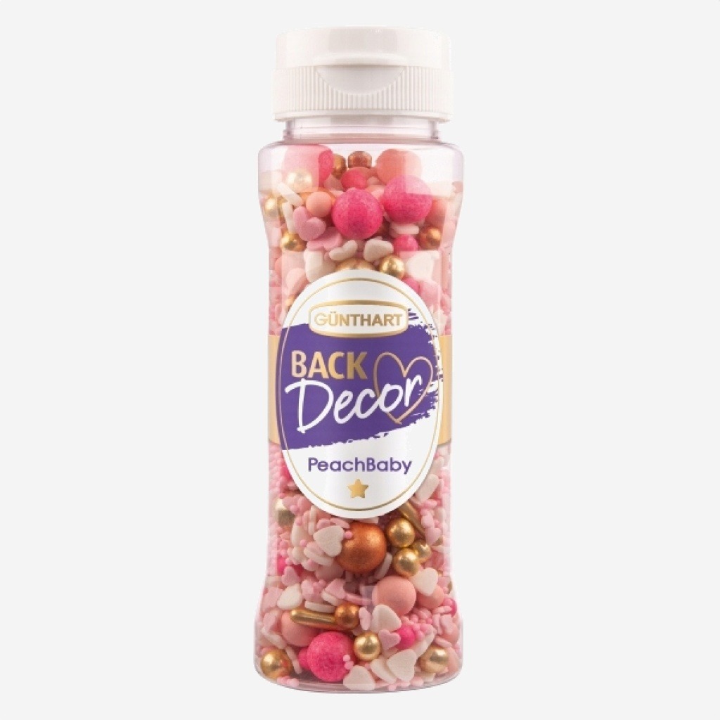 Posypka cukrowa PEACH BABY, 110 g - obrazek 2