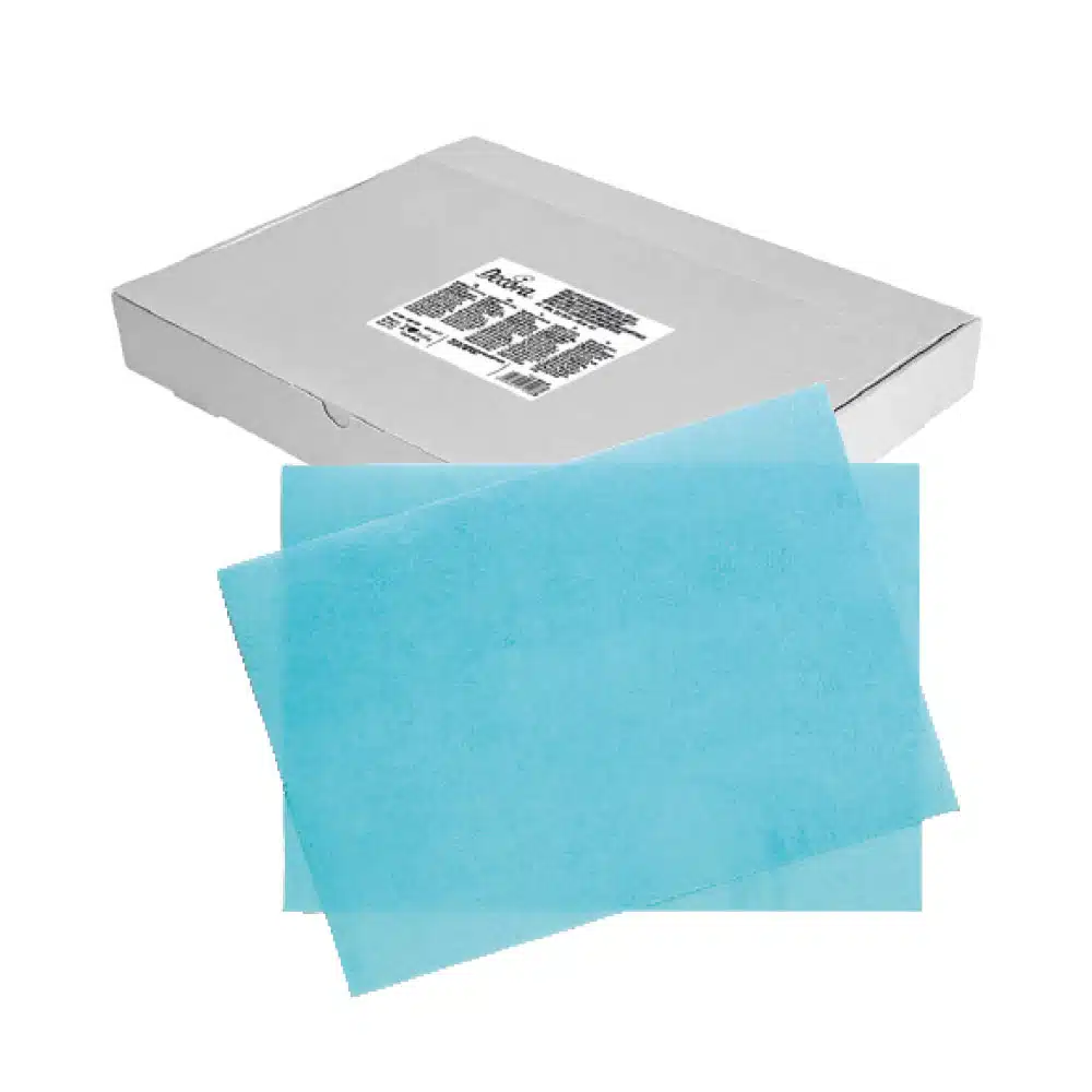 Papier waflowy NIEBIESKI cienki, 5 szt. - Decora