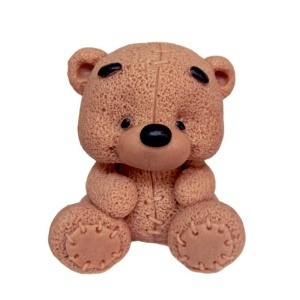 Figurka Cukrowa Miś Brązowy 6 cm