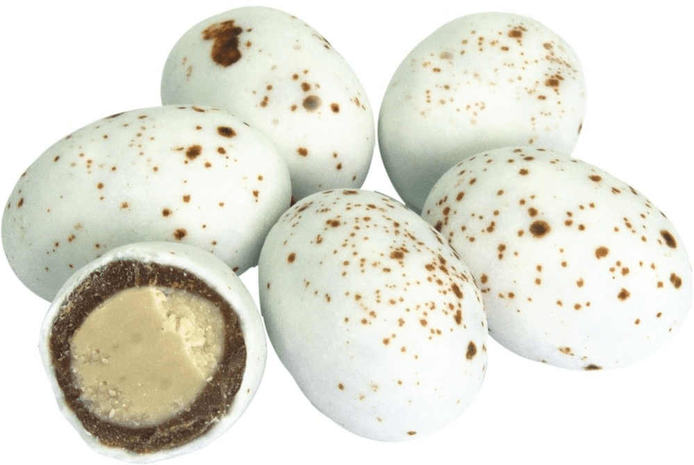 Jajka czekoladowe marmurkowe białe, 160g