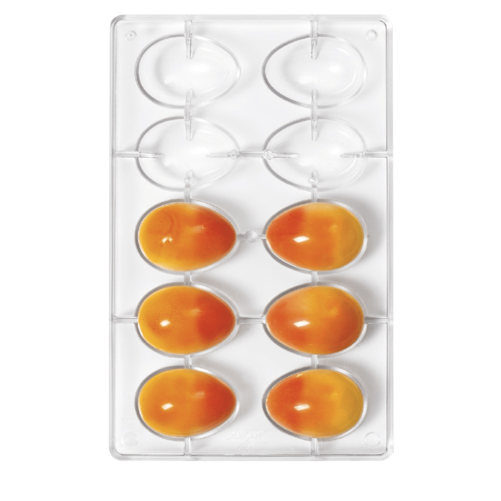 Forma do czekoladek jajka 30 g, Decora