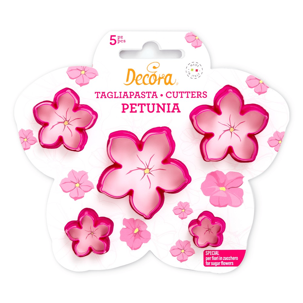 Wykrawaczki Petunia 5 szt., Decora