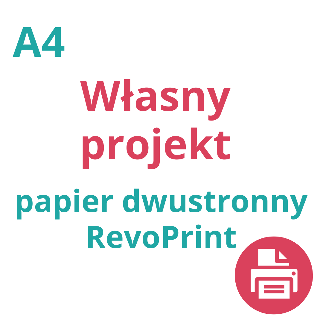 Wydruk jadalny A4 - papier dwustronny RevoPrint