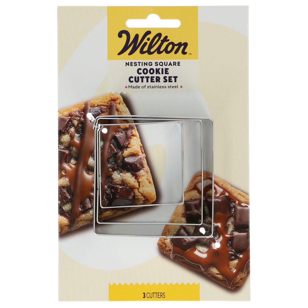 Wykrawacze KWADRATY 3 szt. - Wilton
