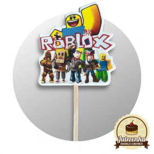 Figurka cukrowa - 2D - Roblox z logo