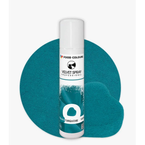Zamsz w sprayu turkusowy 100 ml - Food Colours