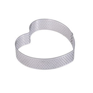 Rant perforowany serce 8x7 cm h 2 cm