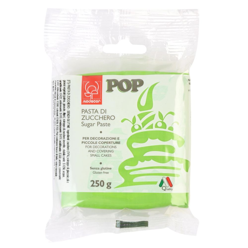 Masa cukrowa zielona Modecor POP 250 g