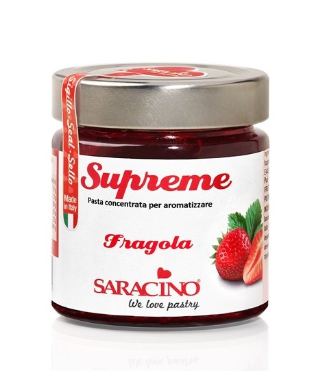 Aromat do ciasta w kremie Truskawka 200 g, Saracino