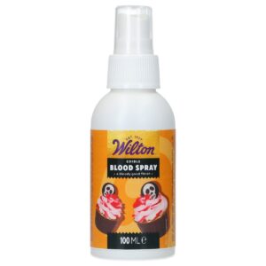 Jadalna krew, czerwony SPRAY do dekoracji Halloween WILTON 100 ml