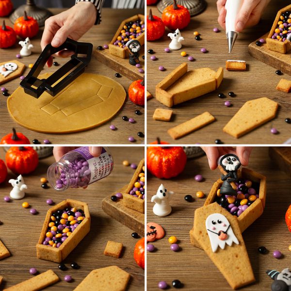 Foremka wykrawaczka Halloween trumna 3D, Decora - obrazek 2