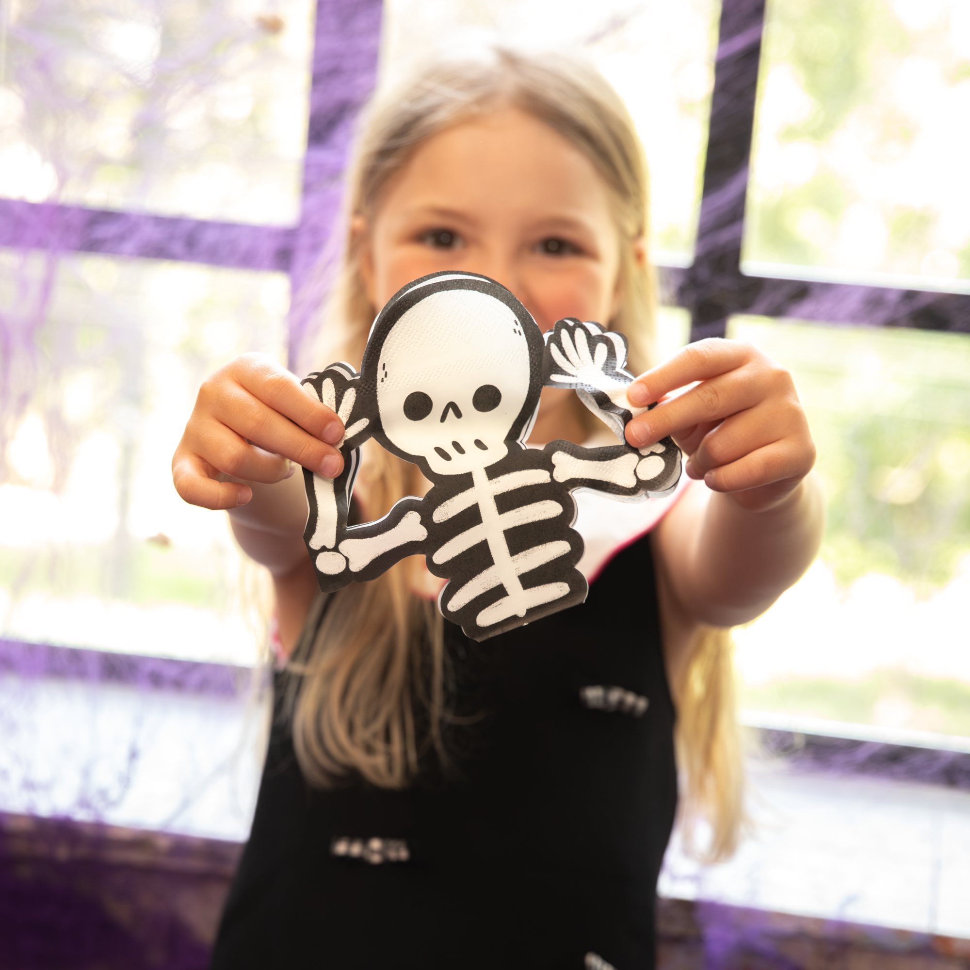 Serwetki Szkielet Halloween Spooky Friends 12szt. - obrazek 3