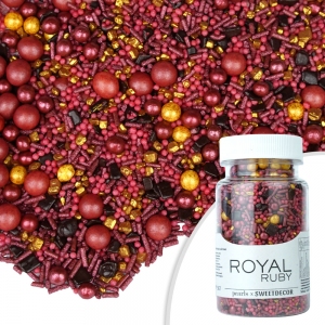 Posypka cukrowa MIX Royal Ruby - 70G